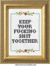 Load image into Gallery viewer, Subversive Cross Stitch Kits