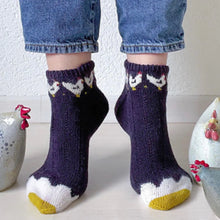 Load image into Gallery viewer, Charming Colorwork Socks - Charlotte Stone