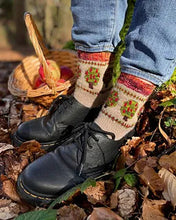 Load image into Gallery viewer, Charlotte Stone - Joyful colorwork Socks
