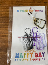 Load image into Gallery viewer, Happy Day Knitting Supply - Stitch Marker &amp; Progress Keeper
