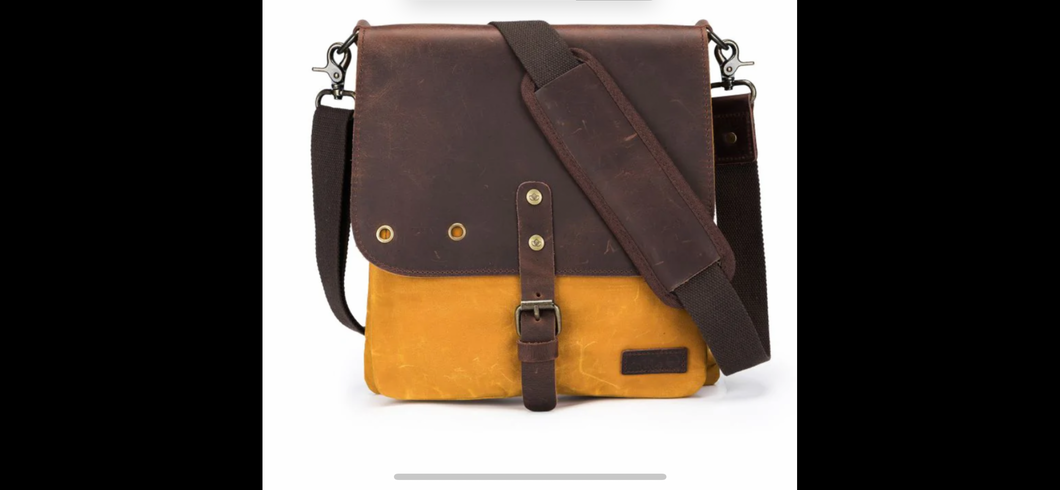 Della Q Maker’s Canvas Saddle Bag