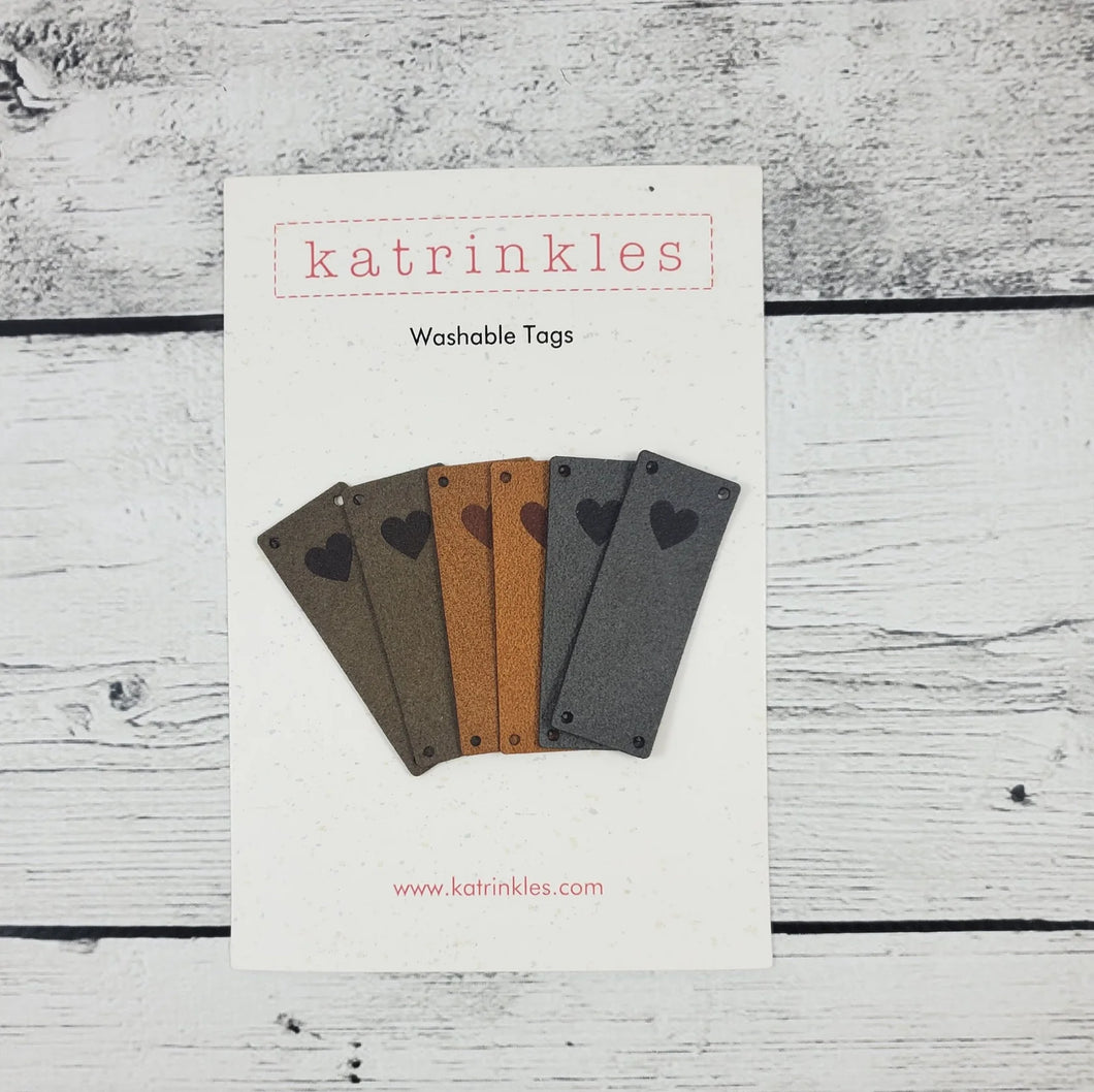 Katrinkles - Faux Suede Fold Over Tags