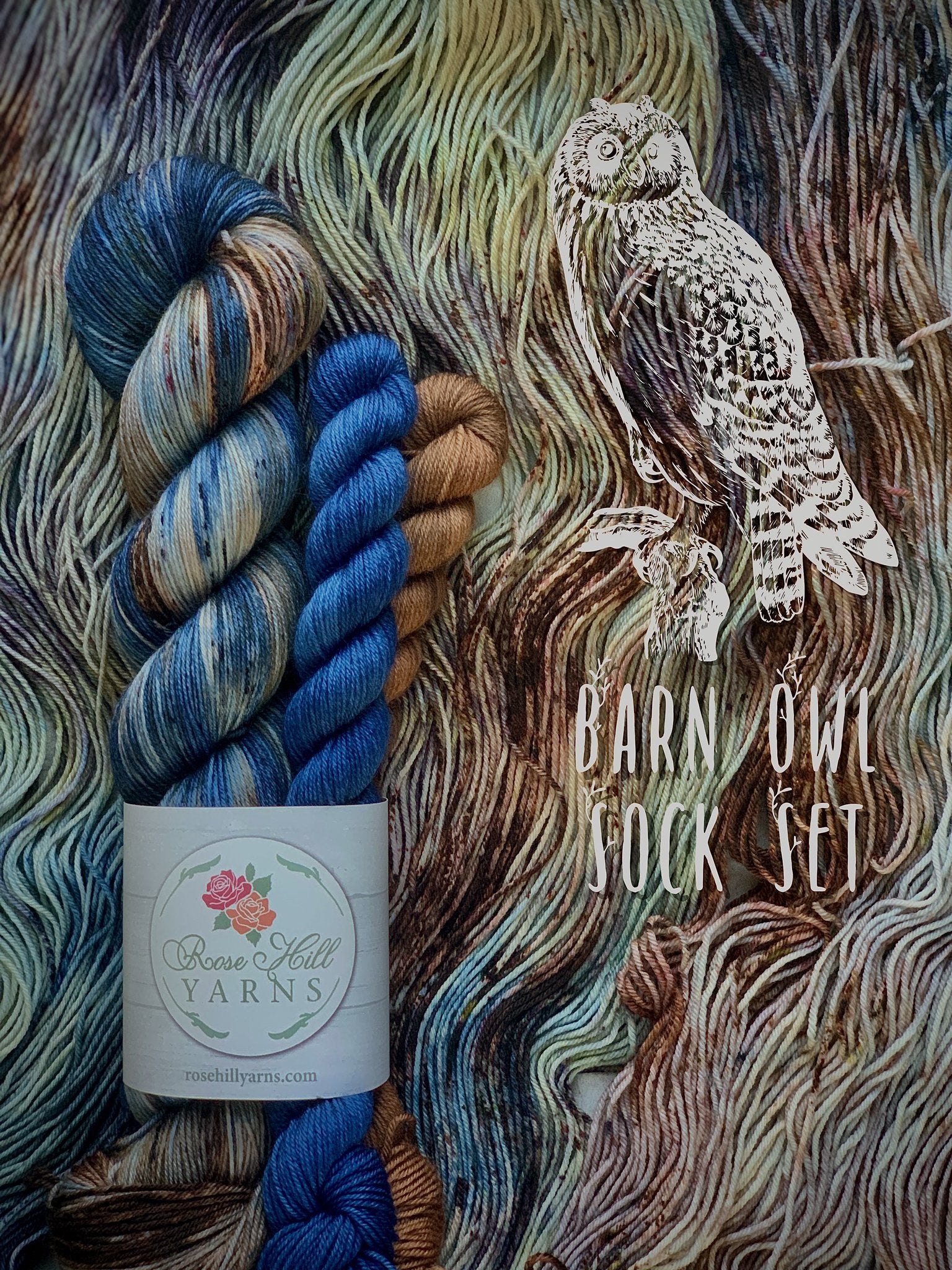 Rosehill yarn　ローズヒルヤーン　１かせ（30） Rose Hill Yarns \u2013 The Itty Bitty Yarn Co